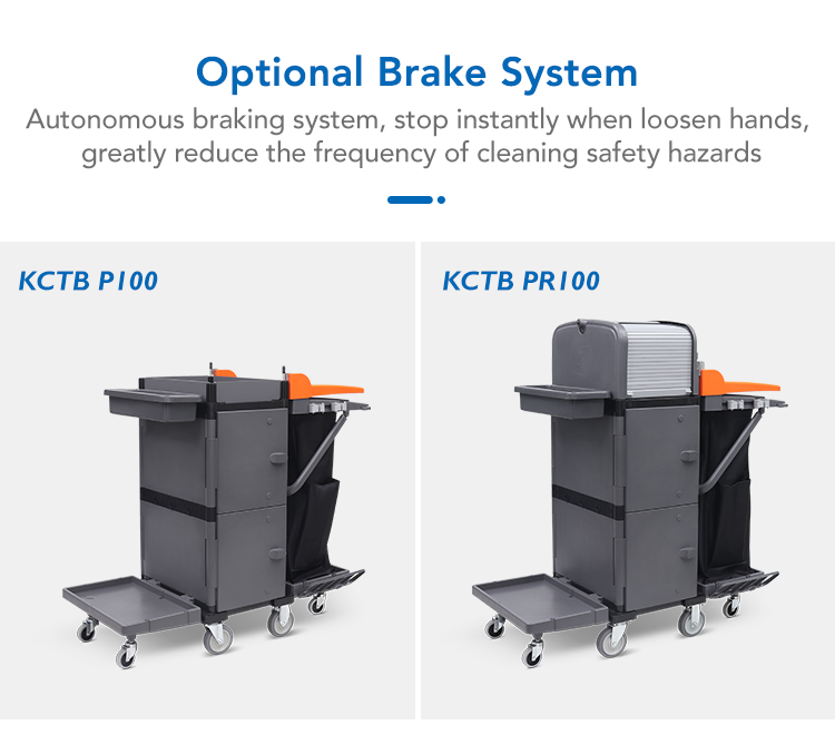 CT Janitorial Cart-Basic - Cleanic Cleaning Equipment